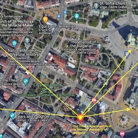 Apartment Centre 1br For 4 Guests & Fast Wifi Sofia